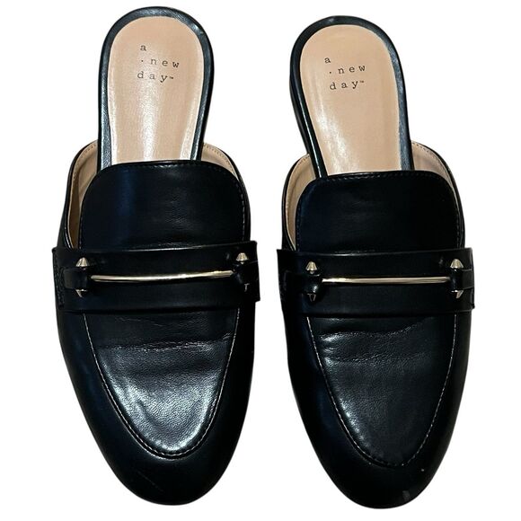 Target a new day Black Loafer Mules size 7 great condition 😎 - Picture 3 of 9